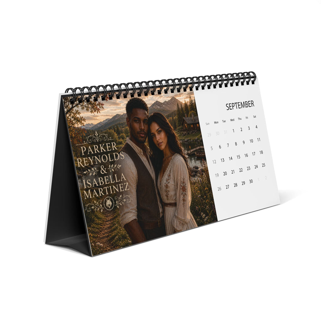 Guardian Wolf Trilogy 2027 Desktop Calendar - Fated Mates Edition