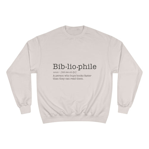 Bibliophile Champion Sweatshirt