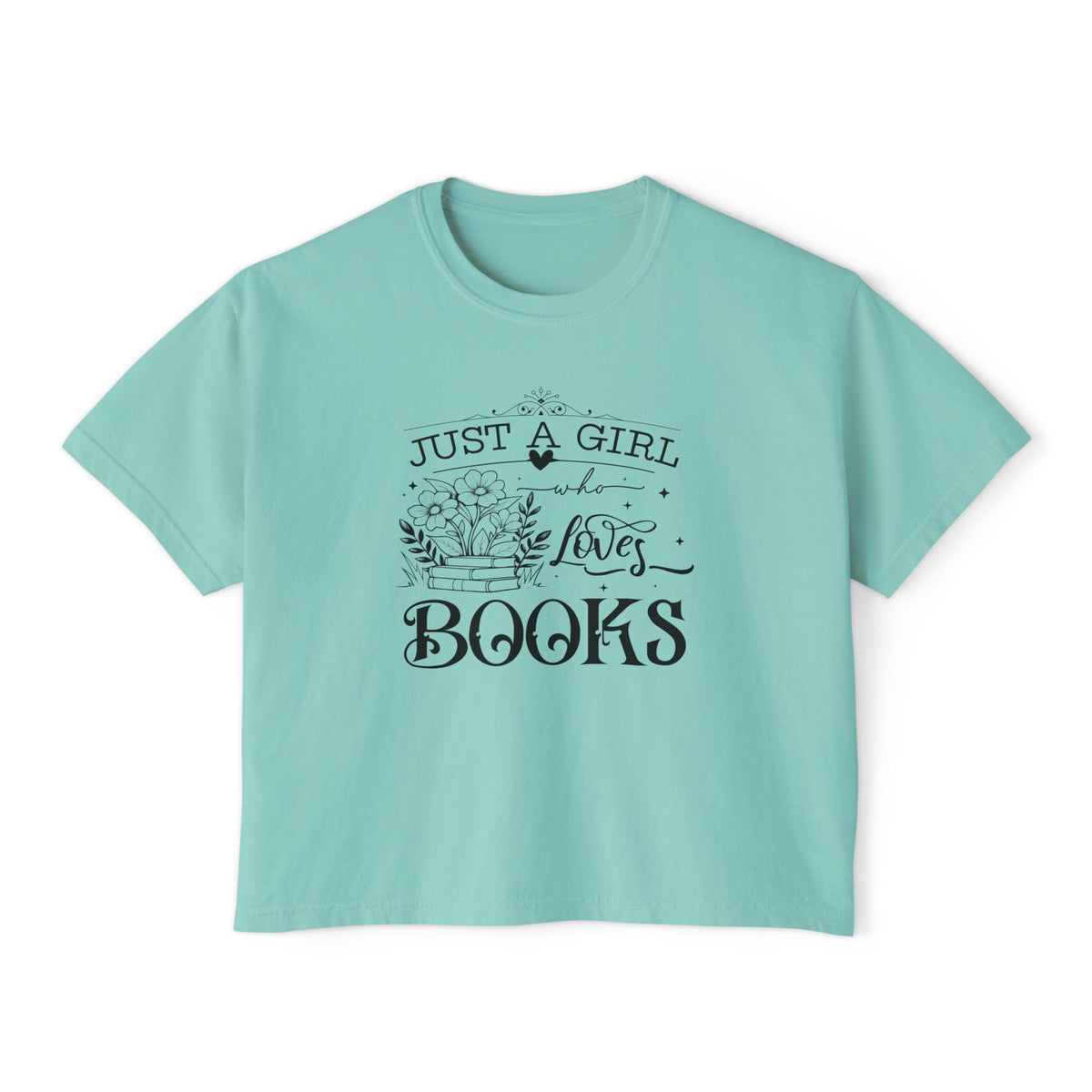 Just a Girl Who Loves Books Boxy Tee