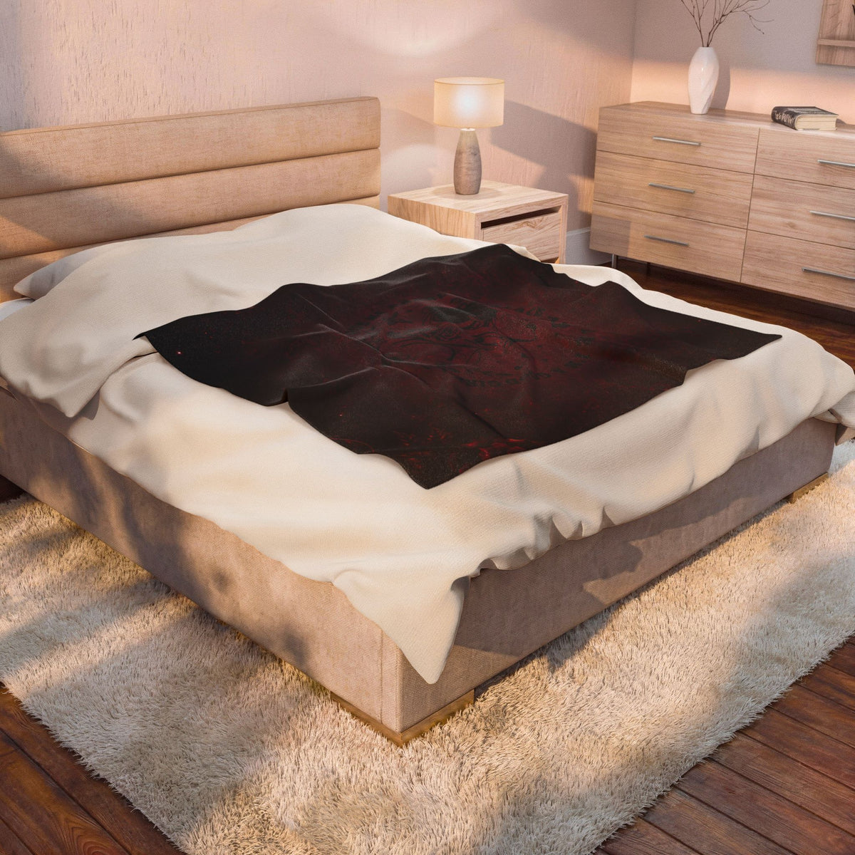 Good Girl Dark Romance Velveteen Plush Blanket
