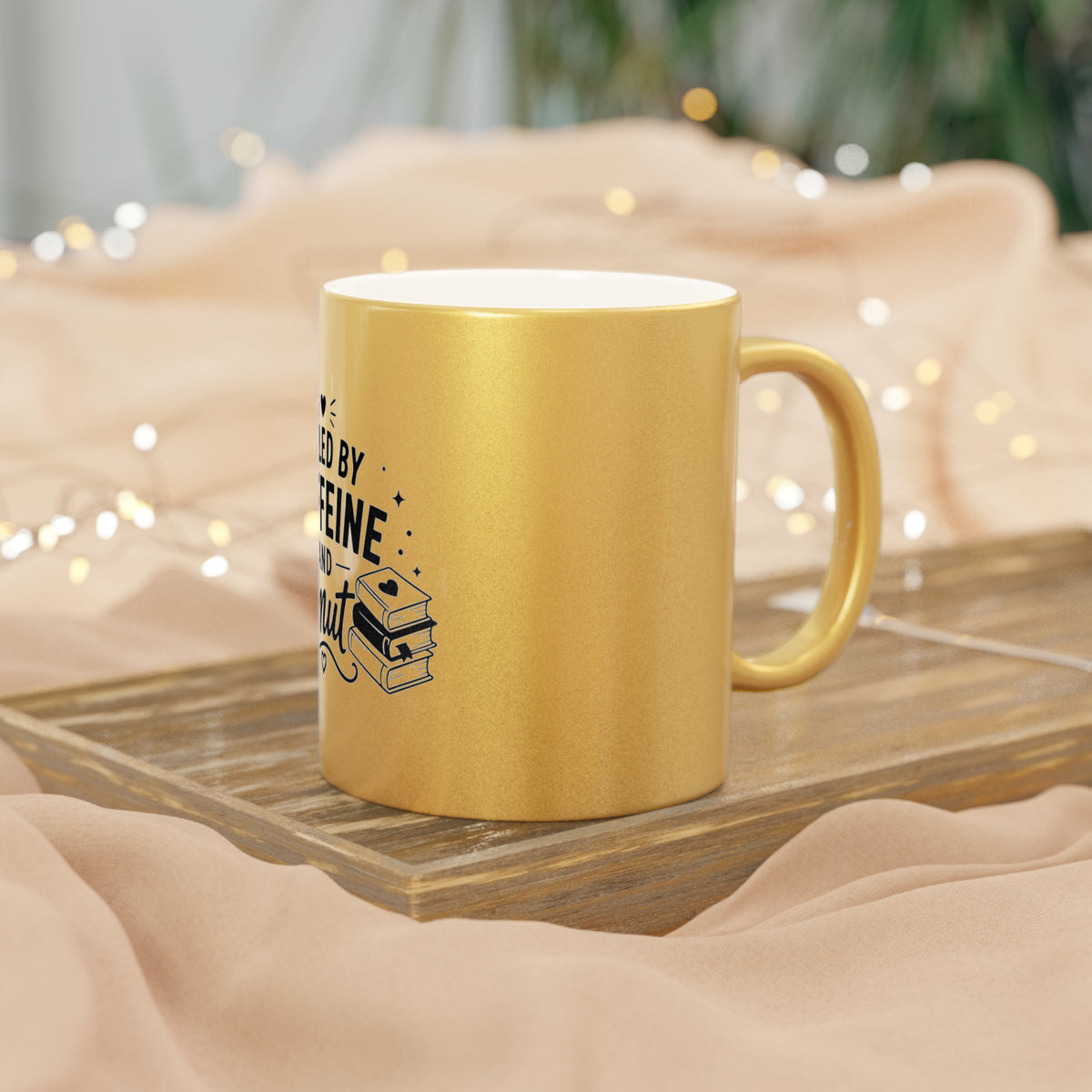 Caffeine & Smut Metallic Mug