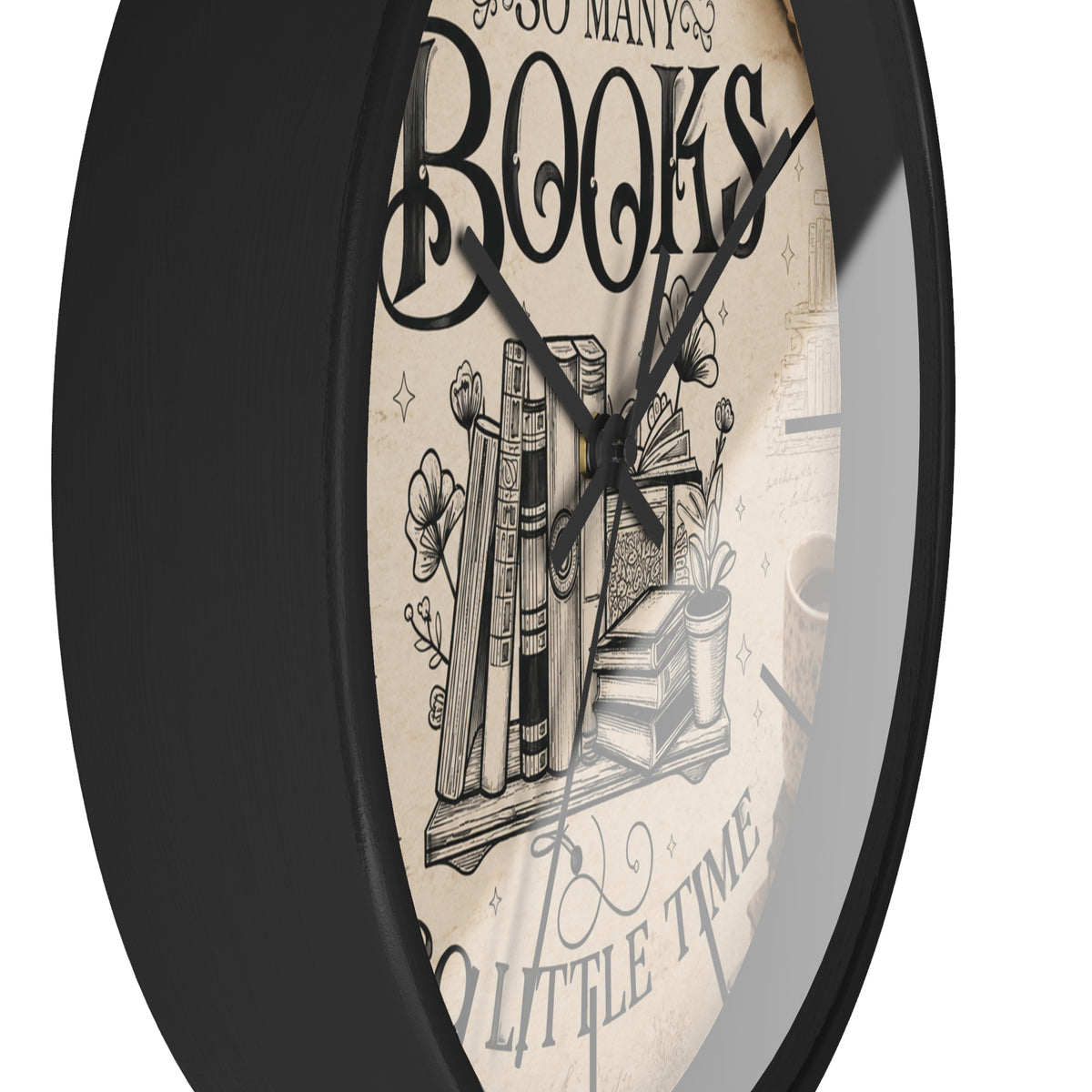 So Many Books, So Little Time Wall Clock