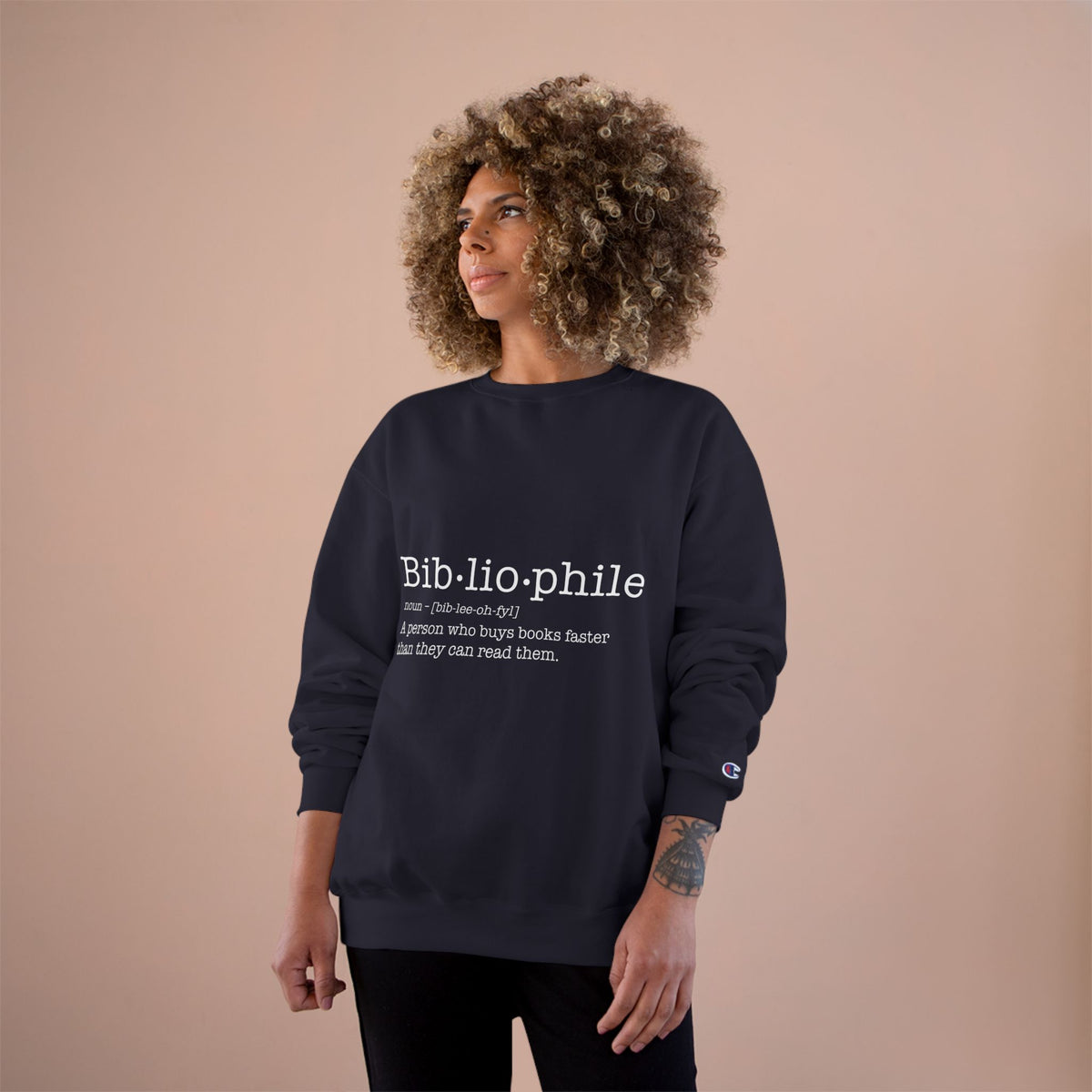 Bibliophile Champion Sweatshirt