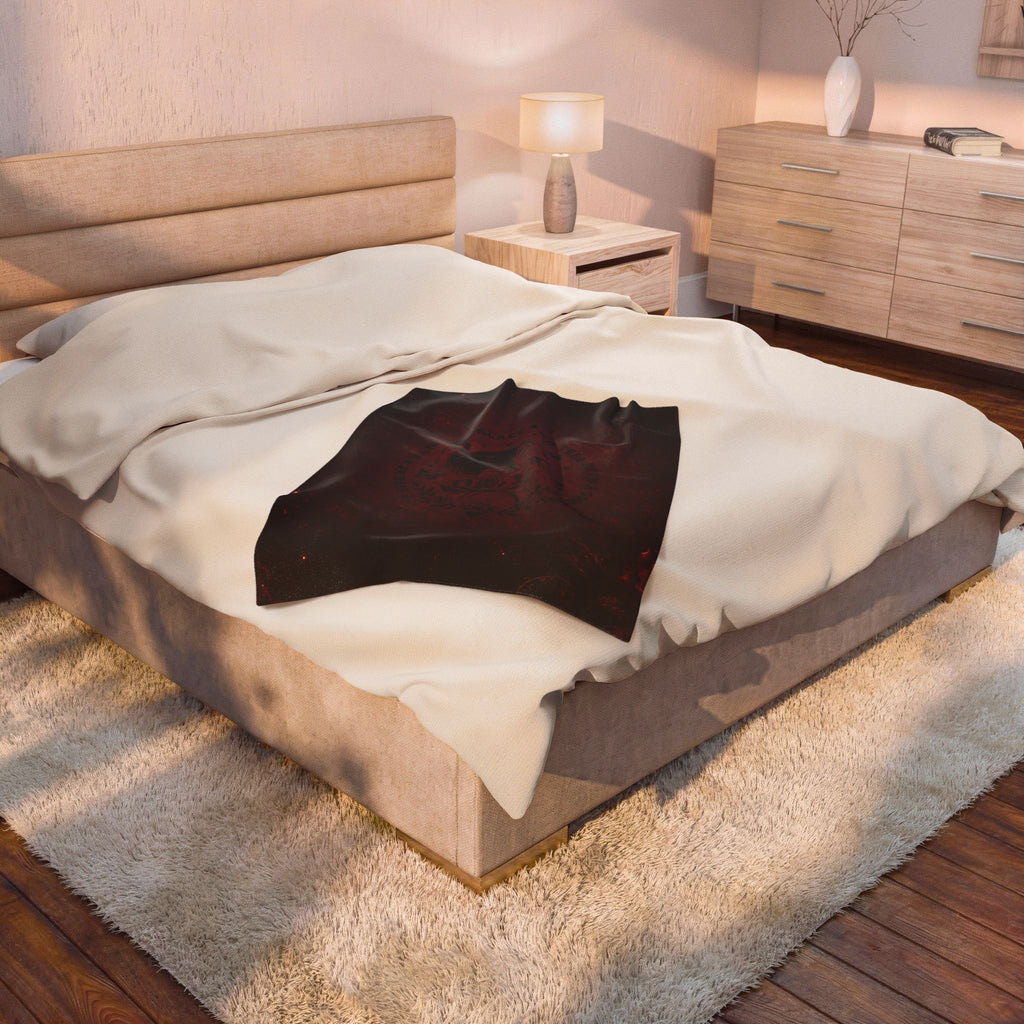 Good Girl Dark Romance Velveteen Plush Blanket