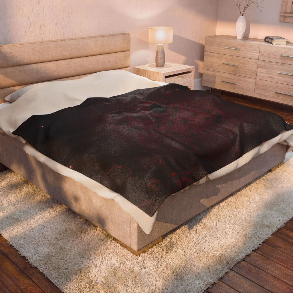 Good Girl Dark Romance Velveteen Plush Blanket