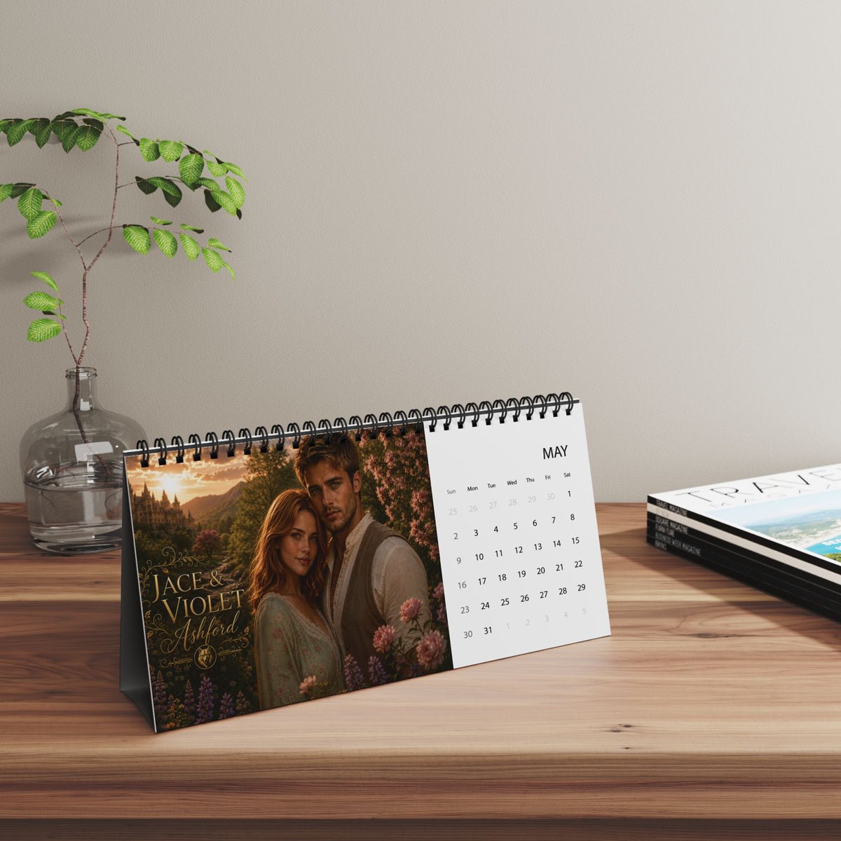 Guardian Wolf Trilogy 2027 Desktop Calendar - Fated Mates Edition