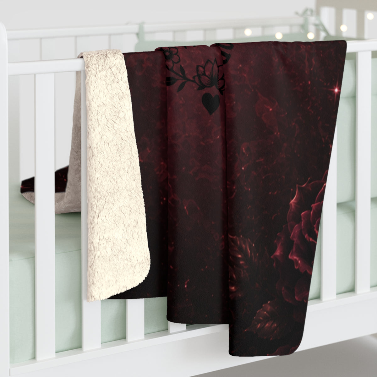 Good Girl Dark Romance Sherpa Blanket